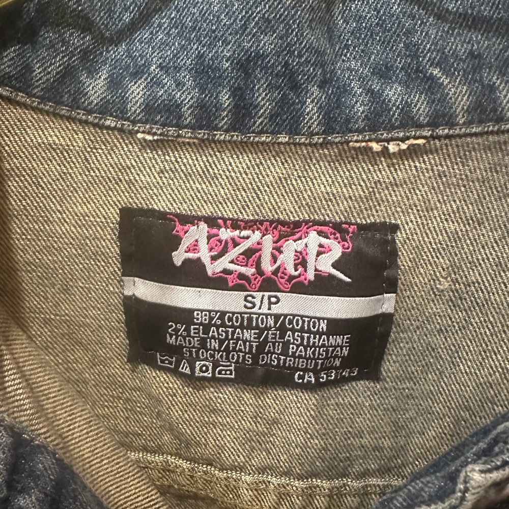 Azur Denim Jean Jacket - Picture 3 of 4